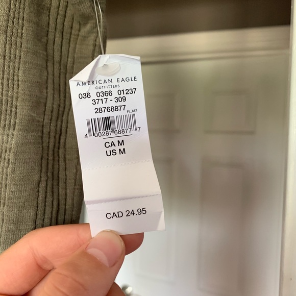 American Eagle Green Tank top - Picture 2 of 2